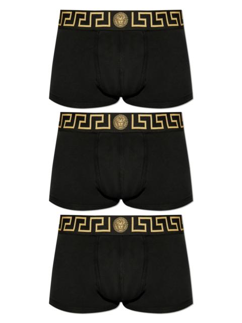VERSACE Greca Border boxers (pack of three)
