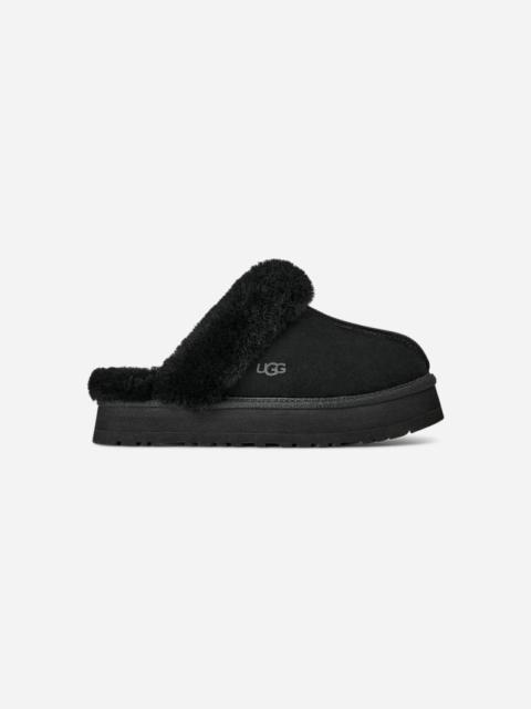 UGG ® Women's Disquette Sheepskin Slippers in Black