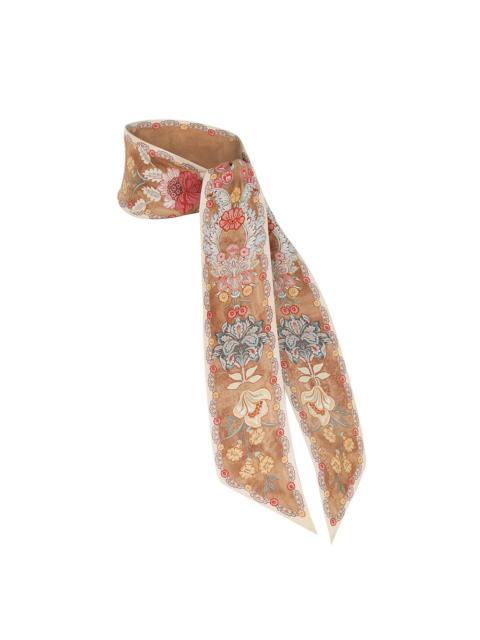 Zimmermann PRINTED SILK RIBBON SCARF
