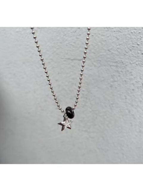Other Designers Jewelry - y2k 2000s vintage style silver gothic star pendant necklace