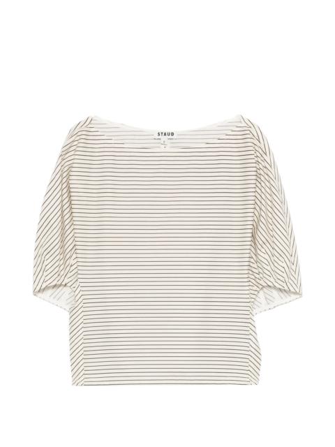 STAUD Staud Didi Striped Top
