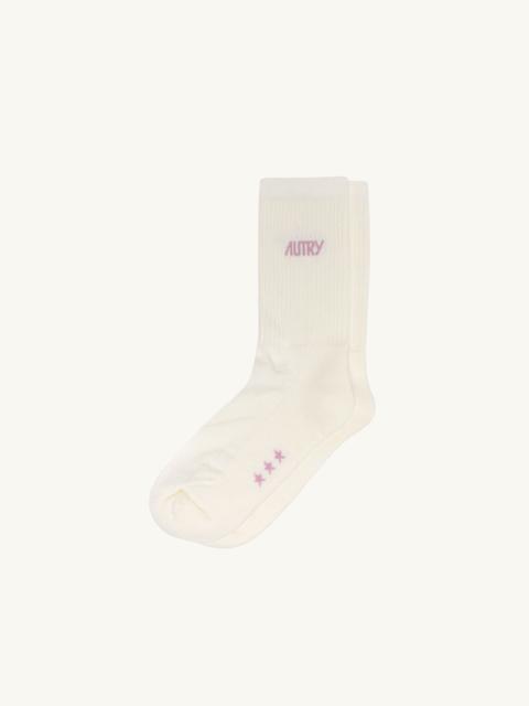 AUTRY UNISEX JACQUARD LOGO SOCK