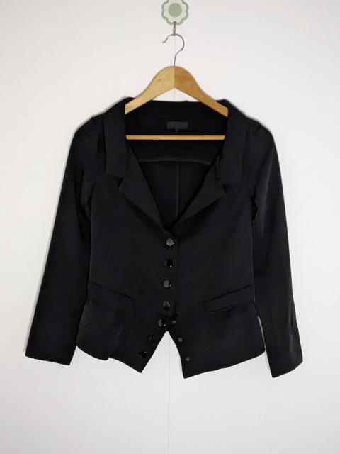 Other Designers Designer - Penny Felice Black Womens Multiple Buttons Jacket