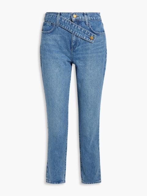 Other Designers Cropped mid-rise straight-leg jeans