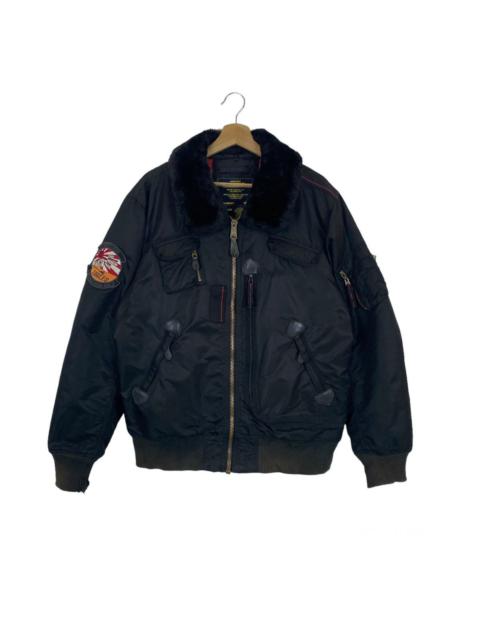 Other Designers Vintage - Nice design Alpha Industries bomber jacket