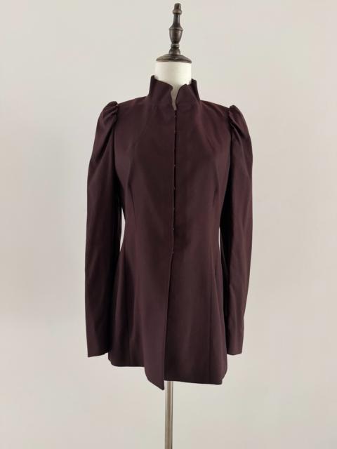 Dries Van Noten Dries Van Noten Fall 2015 Red and Gold Brocade Jacket