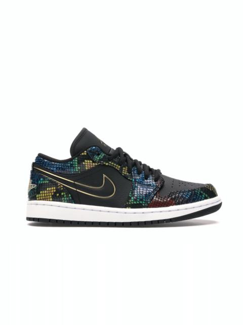 Jordan Jordan 1 Low Multicolor Snakeskin (2020) (W)