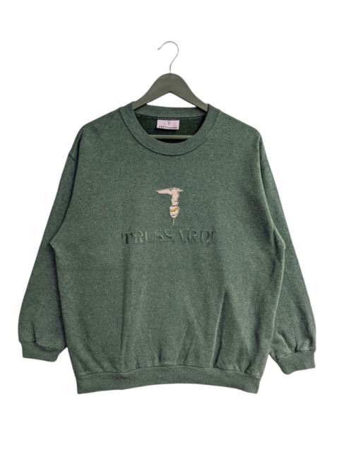 Other Designers Vintage - Vintage Trussardi Embroidery Logo Sweatshirt