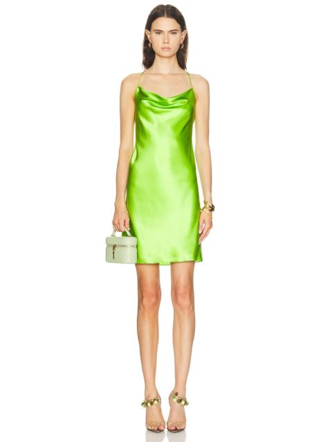 SAINT LAURENT Satin Dress