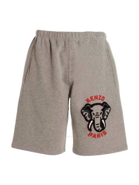 KENZO Kenzo Varsity Brushed Fleece Bermuda Shorts