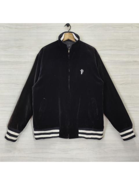Other Designers Vintage Fubu Jacket, Velvet Bomber Jacket, Corduroy Varsity