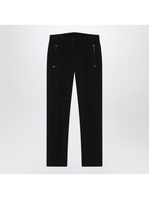 Moncler Grenoble Moncler Grenoble Black Slim Trousers In Gore-Tex Women