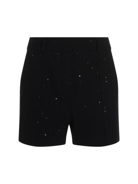 Max Mara Black Wool Siberia Shorts