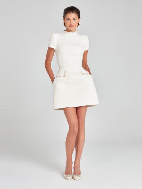 NADINE MERABI Simone Ivory Dress