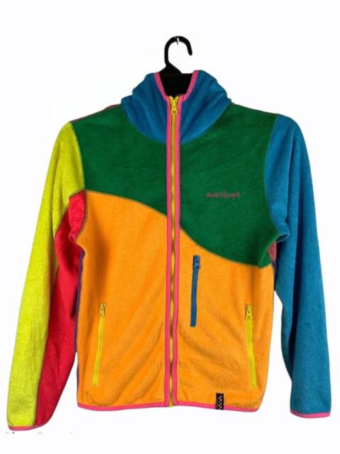 Other Designers Multiple Colour Quicksilver Neon Adikt Fleece Hoodie Jacket