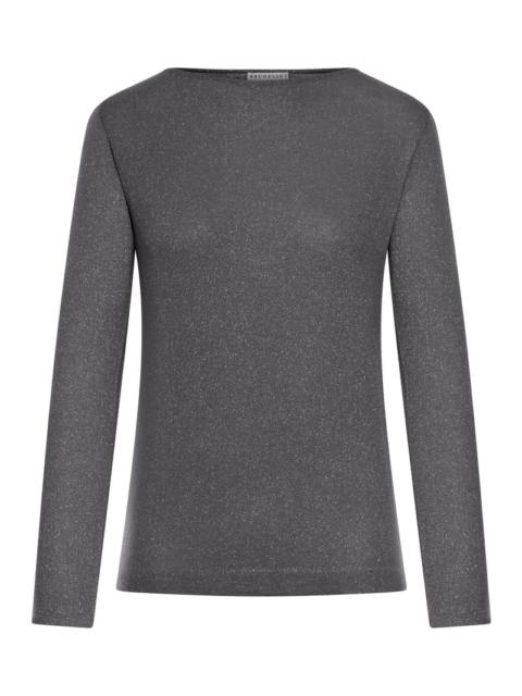 Brunello Cucinelli Brunello Cucinelli Women Lightweight Cashmere And Silk Sparkling Sweater