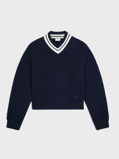 CELINE v-neck sweater IN cashmere