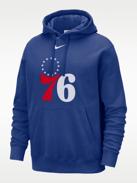 Nike Philadelphia 76ers Club Men's Nike NBA Pullover Hoodie