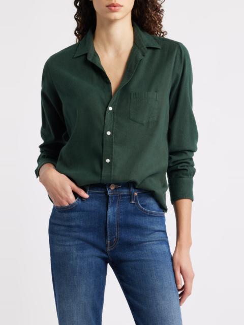 Frank & Eileen Frank & Eileen Eileen Relaxed Button-Up Shirt in Green at Nordstrom