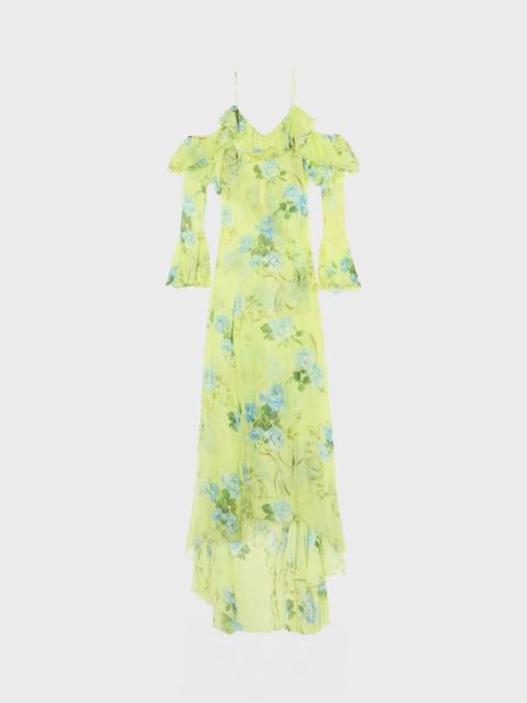 Blumarine PRINTED SILK CREPONNE DRESS