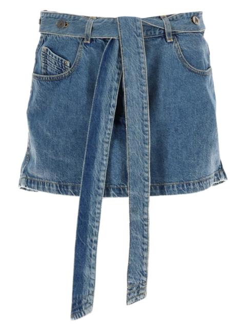 THE ATTICO The Attico Women Denim Skirt With Belt