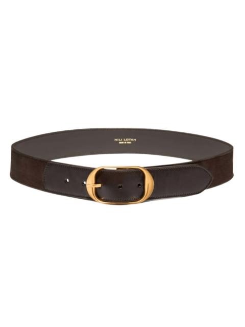 NILI LOTAN Espresso Nili Combo Belt