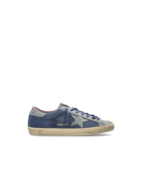 Golden Goose GOLDEN GOOSE Super Star Men's Gray/Blue Sneakers New (Men's