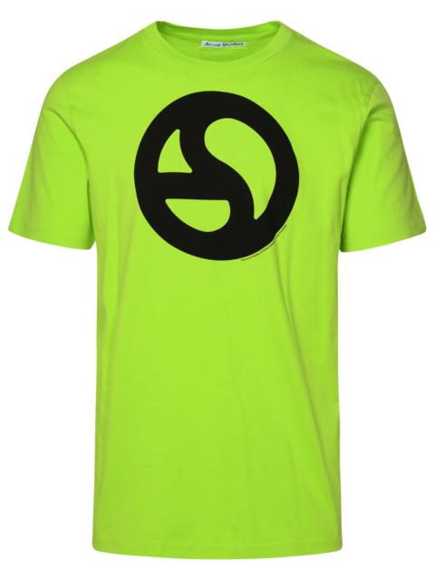 Acne Studios Man Green Cotton T-Shirt