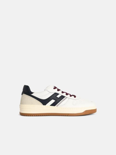 HOGAN 'H630' WHITE LEATHER SNEAKERS