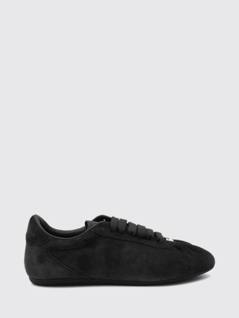 Dolce & Gabbana DOLCE & GABBANA Suede Low-Top Sneakers with Embossed Logo