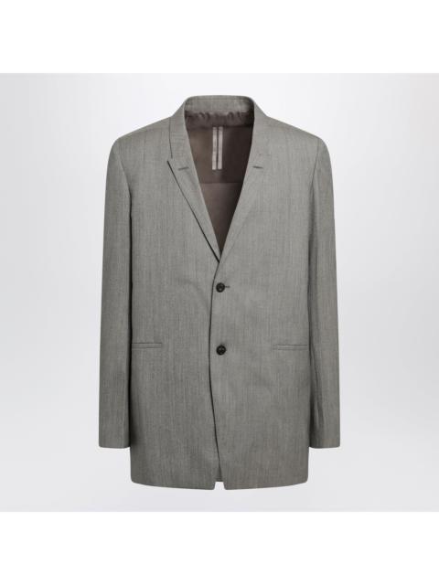 Rick Owens Rick Owens Grey Melange Concordian Blazer Men