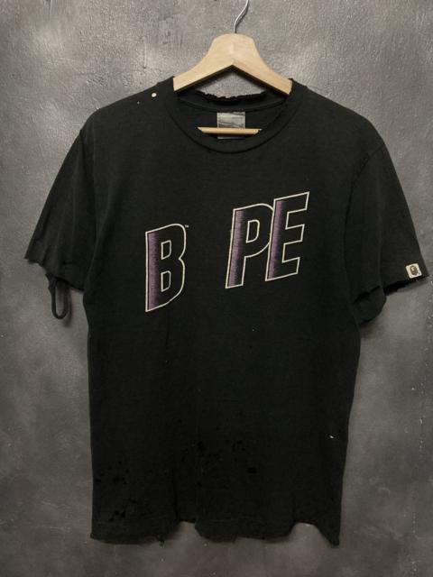 A BATHING APE® Vintage Bape Sta Distressed T-shirt