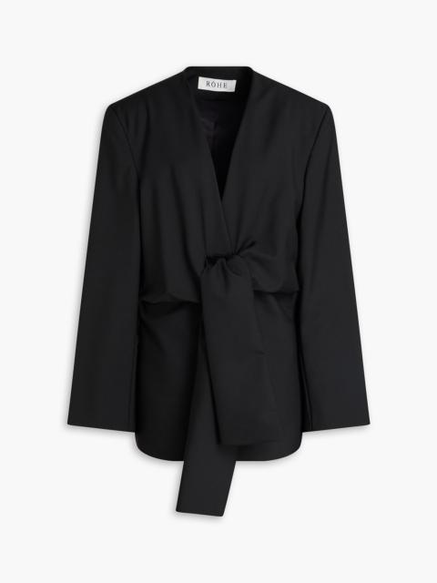 RÓHE Wool and mohair-blend blazer