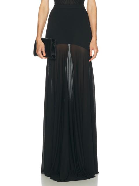 ATLEIN Long Godet Skirt