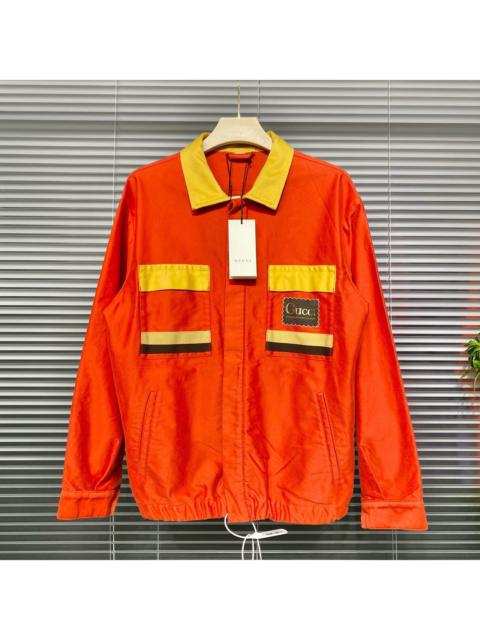 GUCCI Gucci Color-Blocked Logo Jacket