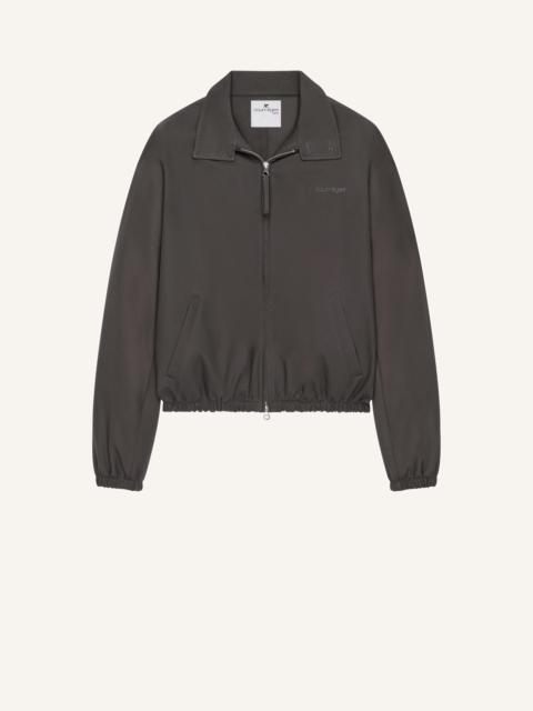 courrèges COTTON ZIPPED BOMBER JACKET