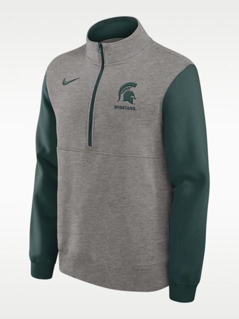 Nike Michigan State Club Men's Nike College 1/2-Zip Crew