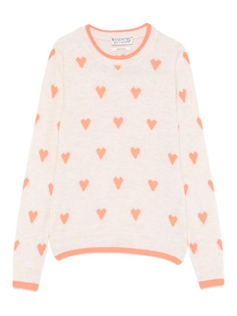 ESSENTIEL ANTWERP Isa heart sweater