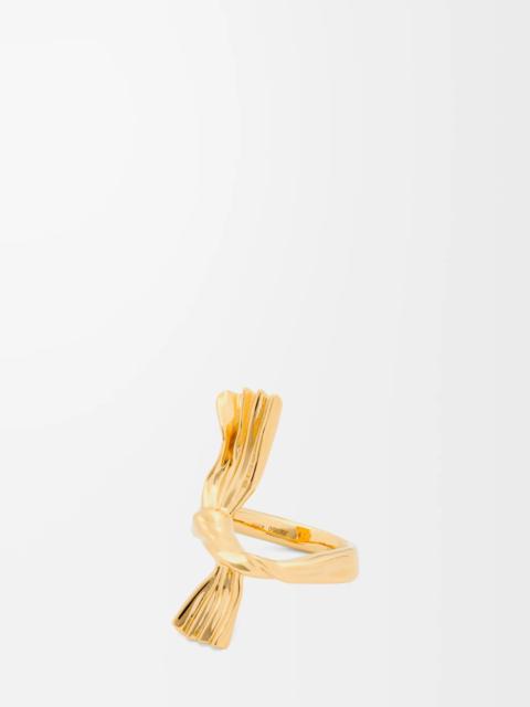 Loewe Knuckle Not ring in gold