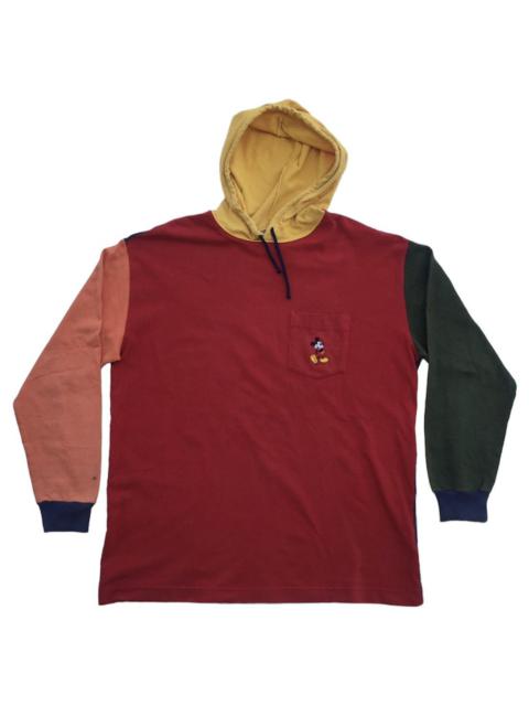 Other Designers Vintage - United Colour of Benetton x Mickey Colour Block Hoodie
