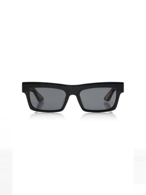 KHAITE x Oliver Peoples 1985C Square-Frame Acetate Sunglasses black
