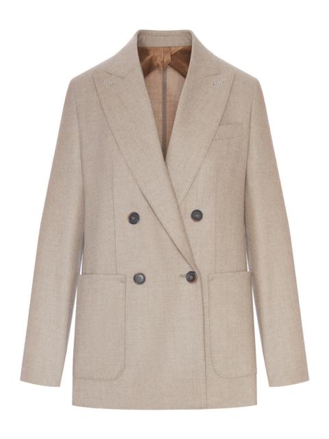 Max Mara Max Mara Women Cashmere Foulé Blazer
