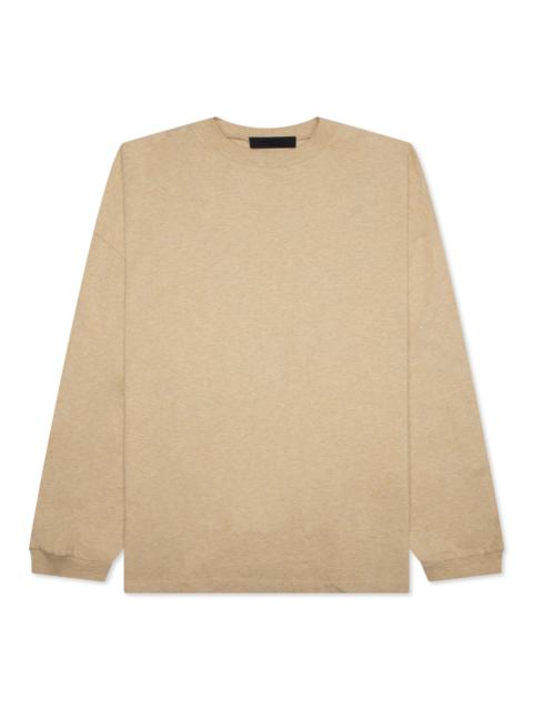 ESSENTIALS ESSENTIALS L/S TEE - GOLD HEATHER