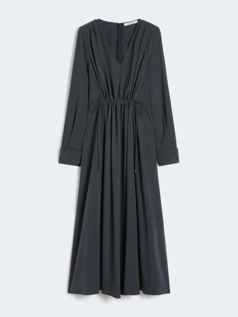 Max Mara Washed silk canvas dress - ULTRAMARINE