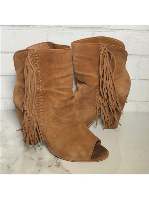 Other Designers Dolce Vita Mazarine Suede Fringe Boho Booties