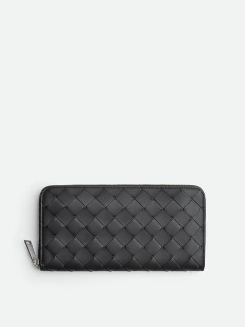 Bottega Veneta Intrecciato Zip Around Wallet