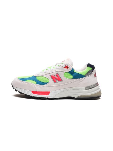 New Balance New Balance 992 "White Neon Cyan"