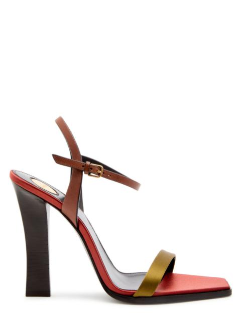 SAINT LAURENT Saint Laurent Lydia 110 Satin Sandals