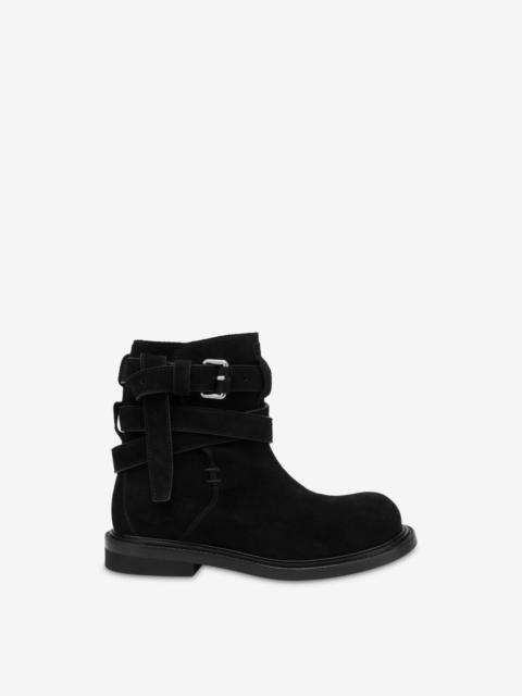 Moschino SUEDE ANKLE BOOTS