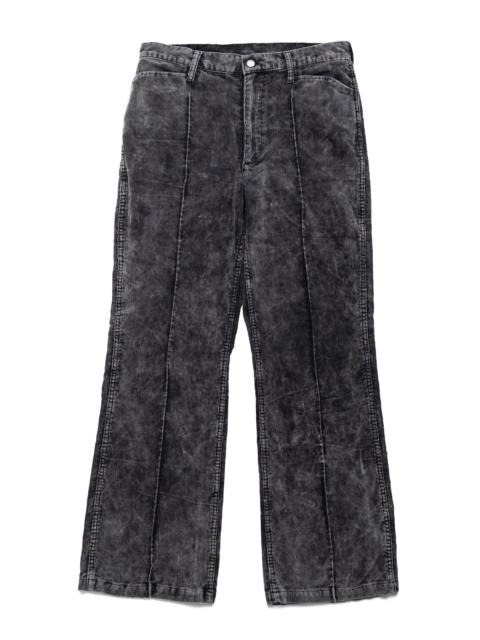 Kapital 14W Corduroy 5P FRISKO (Dirty Dyed) - Black